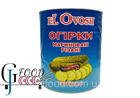 Огурцы маринованные резаные слайсами 2,8 кг 2086423110 фото