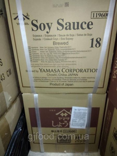 Настоящий Японский Соевый Соус Yamasa Tokuyo Soy 18 л 1579568901 фото