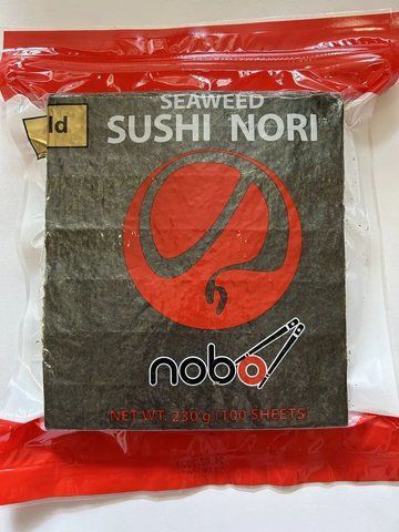 Водоросли Нори Nobo (Gold) 100 листов 85 фото