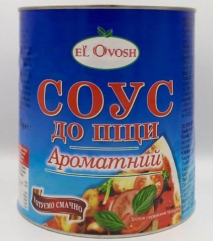 Соус для пиццы Ароматный жб El Ovosh 2,85 кг 1958615555 фото